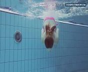 Wet teen Lera in the pool from lera bugorskaya