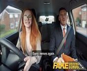 Fake Driving School Ella Hughes Fails her Test on Purpose from carly rose sonenclar nude fakes