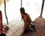 Orgy in the Caribbean beach hut from xxx bhojpuri mona lisa and