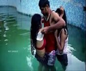 Husband Fucks his Wife and Friend in Pool in Threesome from india wife swapping