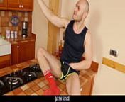 Jawked - Hairy Jock Donnie Marco Masturbates from jawked tim deen gay