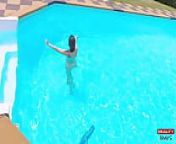 Seducing The Poolboy in POV from swimming pool naked boy