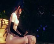 Ladybug Hentai - Handjob and Fucked with creampie by Cat Noir in a park - Japanese Asian Manga Anime Game Porn from 3d miraculous ladybug