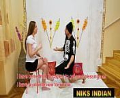 Teen girl visits Guru's Ashram to get blessings for the interview from job interview sex desi