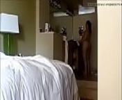 Fat Christine K. nude after taking a shower in the resort room in Florida from nuda k