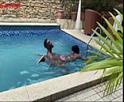 Christmas and New Year Vacation on a swimming pool sex from คลิปหลุด ศรีรัตน์์