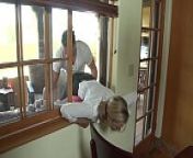 Forbidden Fruits Films: Jodi West Double Teamed While Stuck In The Window from zip stuck