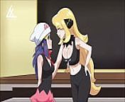 Cynthia and Dawn Lesbian Sex from pokemon diantha and cynthia hentai