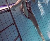 Another action with Sima Lastova in the pool from www sima com