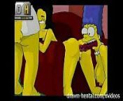 Simpsons Porn - Threesome from drawn porn