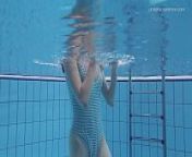 Anna Netrebko super hot underwater hairy babe from family swimming naked