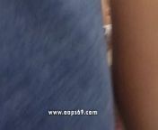 Stranger Boner Man Fingering unknown Woman's Pussy over clothes in Public Train and she Liked! from encoxada bulge watcher in bus