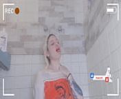 Wet t-shirt with lollipop in the shower from nina williams anime hentai sexesi curves