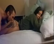 BLOWJOB UNDER THE SHEETS - TEEN ANAL DOGGYSTYLE SEX from under the blanket