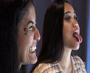 Incredible Tongue Fetish from desi eye girl indian