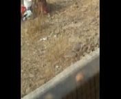 VID 20160405 075214 from indian auntys open air bath