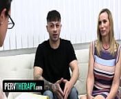Perv Therapy - Perv Mature Babe And A Stud Visit Doctor To Address Their Innate Sex Drive from perv therapy busty milf penny barber helps kenzie reeves overcome her sexual cravings for stepbro