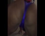Big booty ratchet hoe Miya shaking ass with from ratchet bartroom twerk