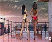 Retrieving ThePast - Watching Two Sexy Girls Movie E1 # 8 from cartoon girls hentai