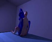 Blue Slime Girl Fuck from girl contortionist