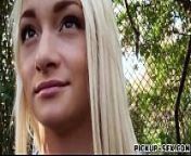 Beuatiful blondie Czech girl Alive Bell fucked for money from beuatiful girl