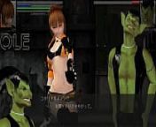 Cute hentai girl having sex with green men aliens in Hounds of the blade new gameplay hentai ryona act game from ten green xxx alien fucking sex