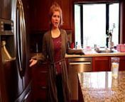 MILF Housewife Ginger Teachers Her Step Son About Sex from son convince to mom but she is not agree