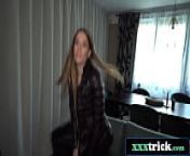 Amateur Beauty Picked Up By American Dude and Fucked For Cash from amerikan sex pron video