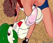 Gardevoir (female) having sex outside from cartoon show pokemon sex video