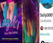 Milf SallyDDDs Shows Her Huge Boobs - Leaked Content from priyamani boobs clevageni leaked