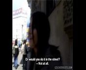 Czech Girl Blows Stranger&acute;s Cock in Car from woman czech street money anal fuck