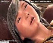 3D anime hottie assfucked by an alien from anal 3d