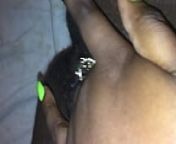 Fingering my tight black creamy pink pussy from black teen fingering