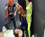 Triple Farting And Spitting Lezdom Humiliation In The Toilet from lesbian face fart slave farting