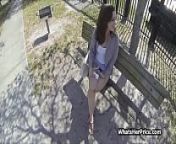 Risky quickie for cash in the back alley from amateur sextape risky quickie in public park