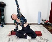 Goddess Aurora Willows Yoga Class 7 from findom amp feet