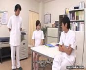 Japanese nurse is punished by being roughly fucked and creampied from nurse punish