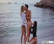 VIXEN Gabbie Carter and Little Caprice Have A Perfect Threesome from love island