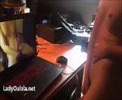 Cumshot for me on Webcam from gwengwiz joi mutual masturbation
