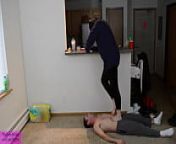 TSM - kinky feettramples me under her massive feet from ballbusting under the table