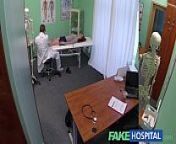 Fake Hospital Innocent redhead gets a creampie prescription from fake hospital asian