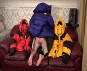 North Face Baltoro Leather Sofa Fun With Four Down Jackets from amarickasexvideo north fun