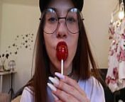 Nothing Unusual, Just Sucking Chupa Chups :) from peaches nothing but nude