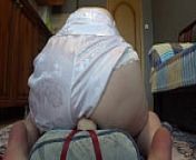 Chubby milf rides a dildo and shakes her juicy PAWG in shorts and big tits Homemade fetish masturbation from chubby mature rides dildo