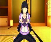 Hot sexy Hinata play with her nice round natural boobs - Naruto from hinata playing with her pussy and asshole
