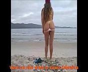 my wife gets naked on the public beach for some change real amateur slut - complete in red from mallu youtube bo
