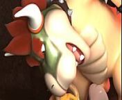 Princess Peach Fucked by Bowser from 2 in 1 bowser fucks peach and gangbang