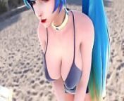 Pounding Sona from league of legends sona
