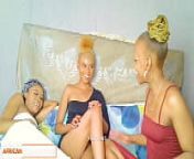 African Lesbians - Amateur Ebony Hot BFF's Revenge Threesome from xxx gopon camira