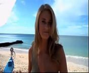 Julie Henderson nude Bodypainting from ocean beach videos